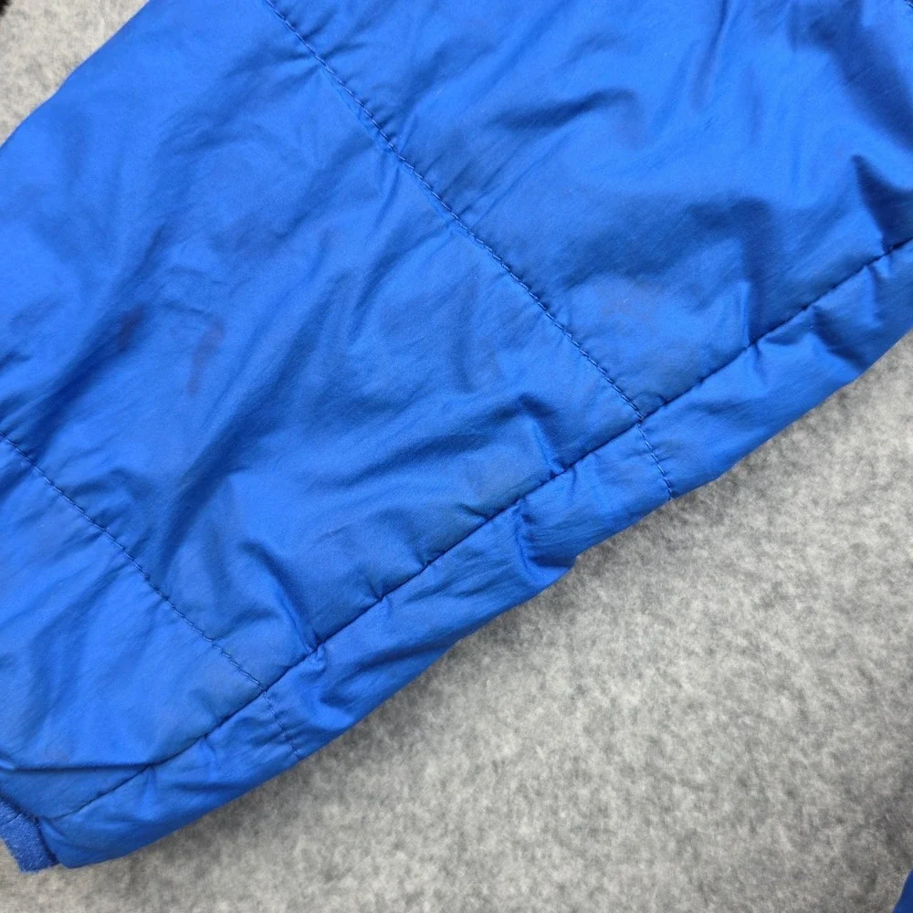 The North Face Mens Blue Quilted Puffer Jacket Full Zip Size Medium
